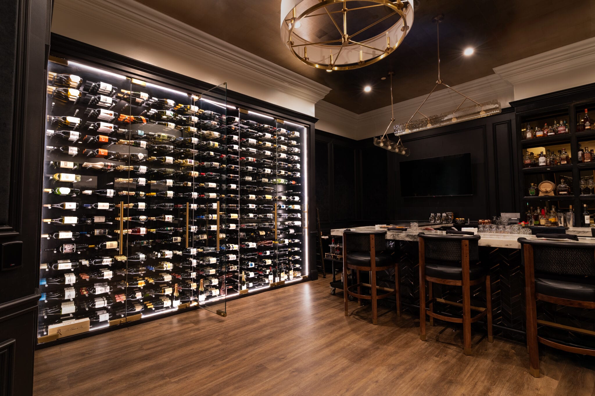 The Brass Legacy Wall by Genuwine Cellars