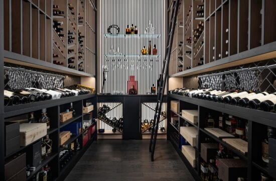 Contemporary Alder Cellar by Genuwine Cellars