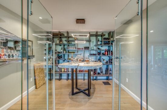 Lakehouse Wine Cellar by Genuwine Cellars