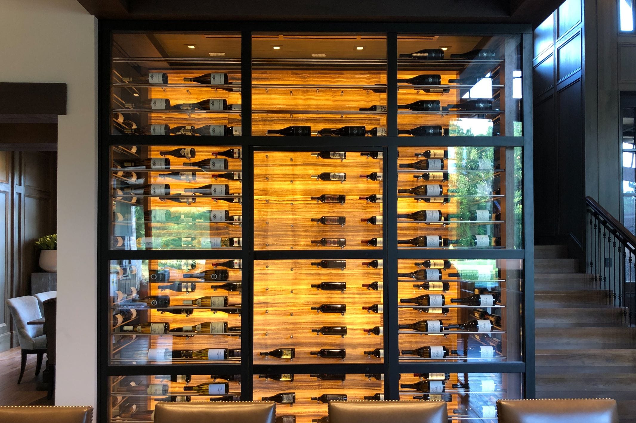 Onyx Glow Wine Cellar by Genuwine Cellars