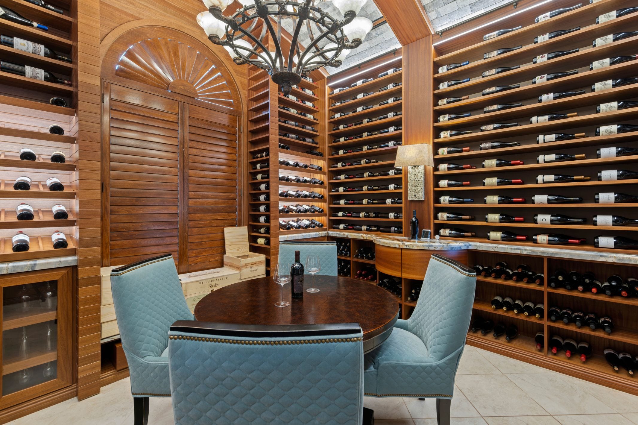 The Bonita Springs Wine Cellar by Genuwine Cellars