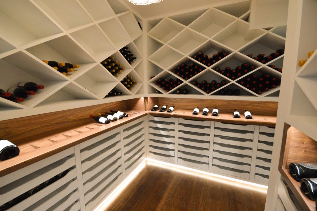 modern wine room