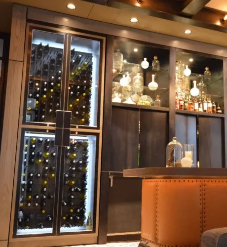 modern wine cabinet design by genuwine cellars