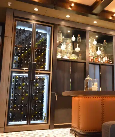 Metal cabinet design by genuwine cellars