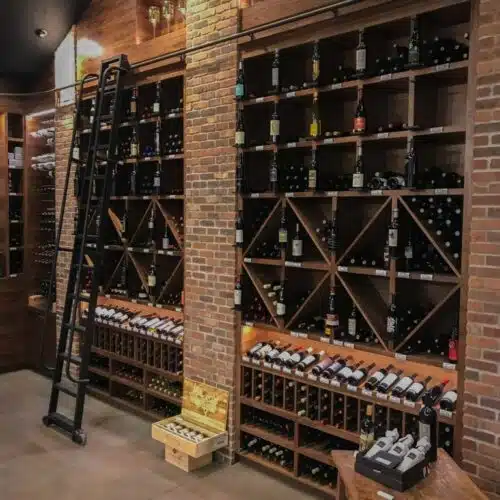 Wine wall display
