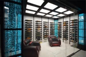 humidor glass room