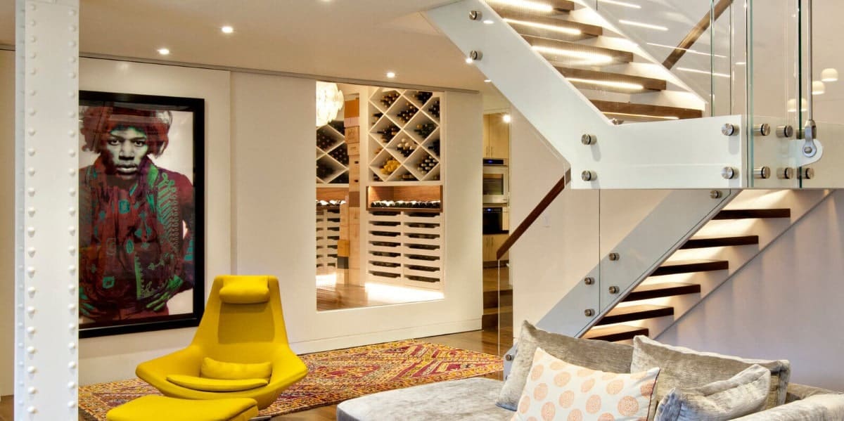 Warburg Mansion Wine Cave - Genuwine Cellars custom wine room design