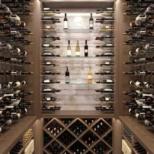 Genuwine Cellars wine closet design example