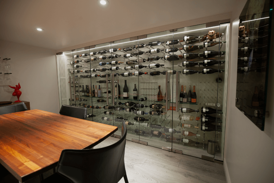 Glass Enclosed Wine Cellar - Genuwine Cellara