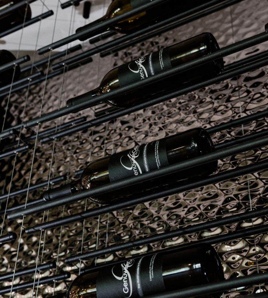 Black Label Line floating wine racks