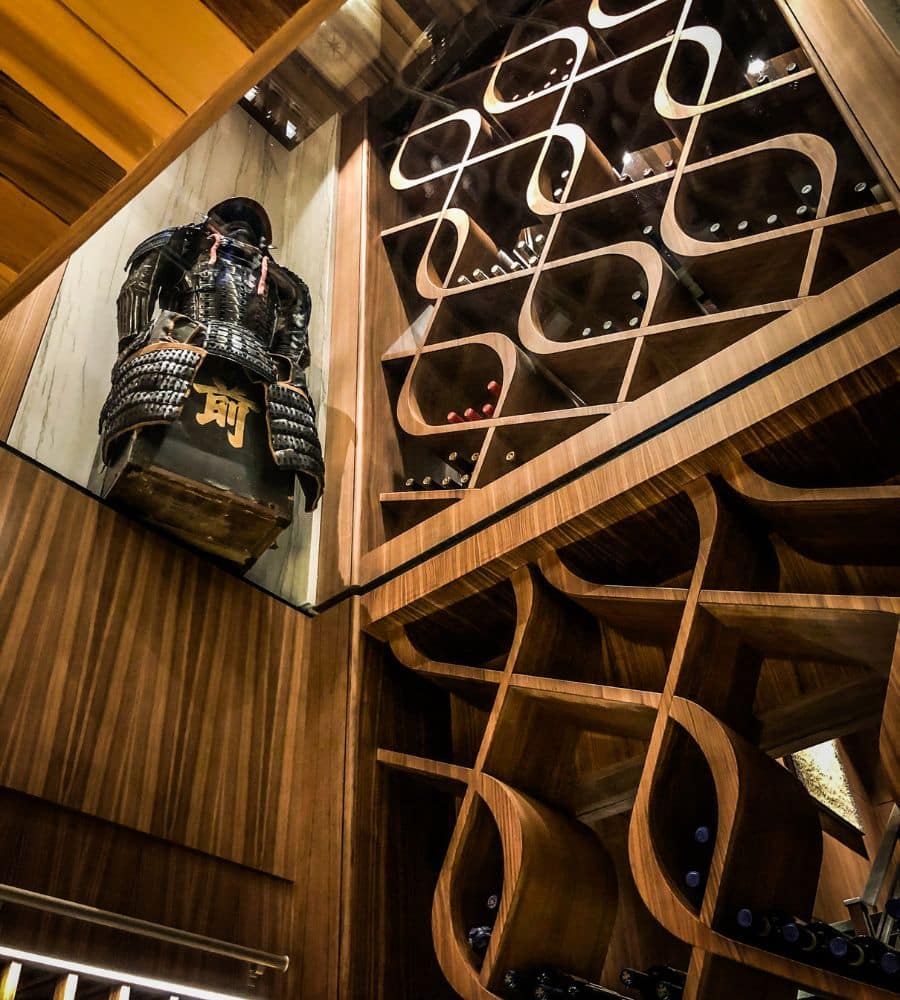 contemporary artistic wine cellar - Genuwine Cellars
