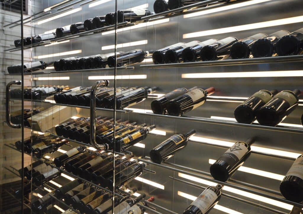 Floating Wine Racks & Cabinets | Genuwine Cellars Custom Design