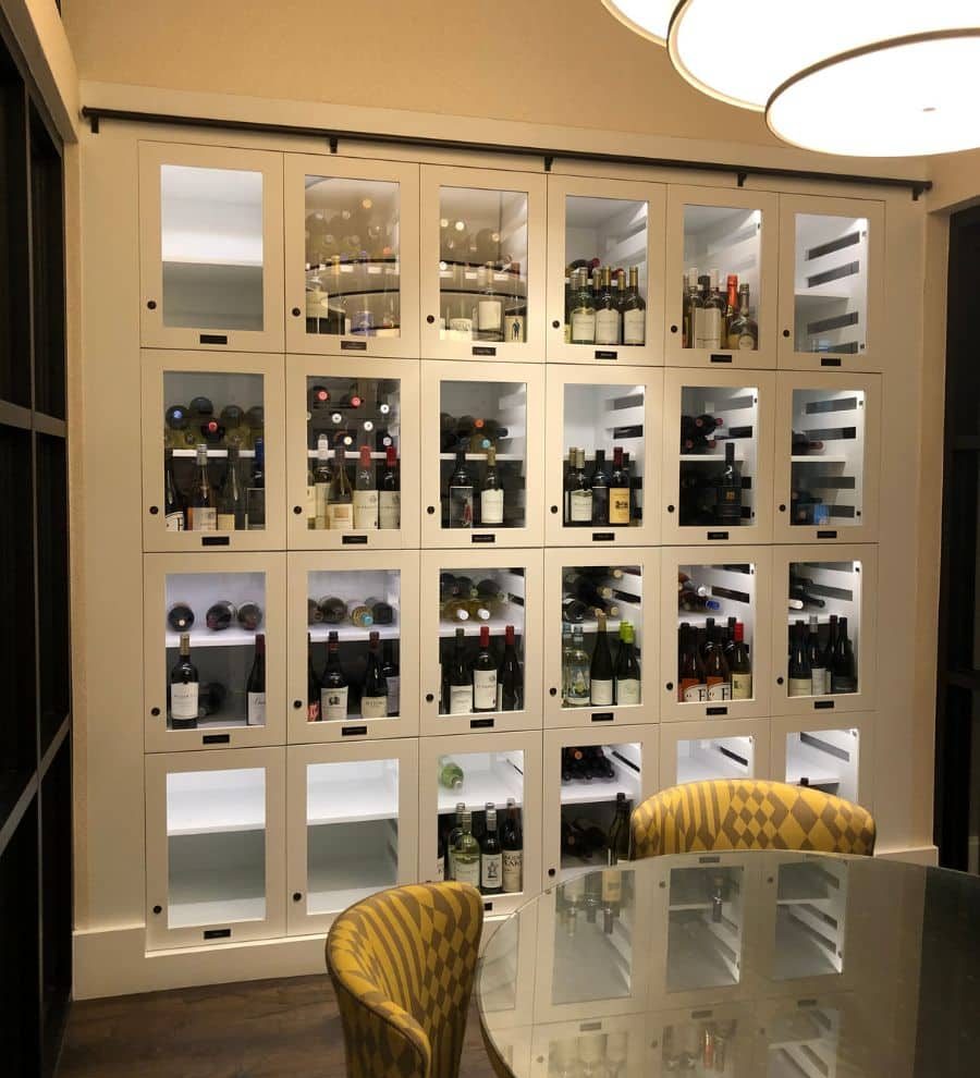 Wine locker cabinets hotsell