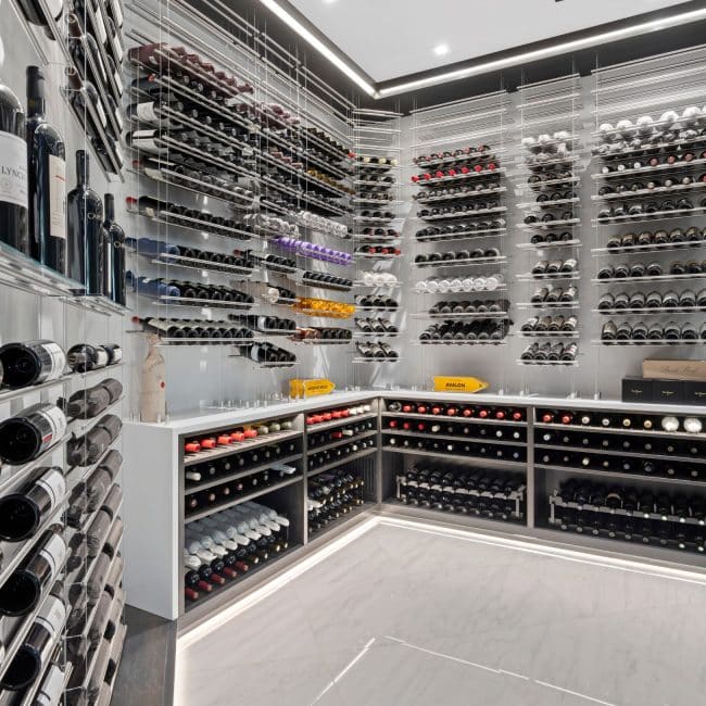 bespoke wine cellar design