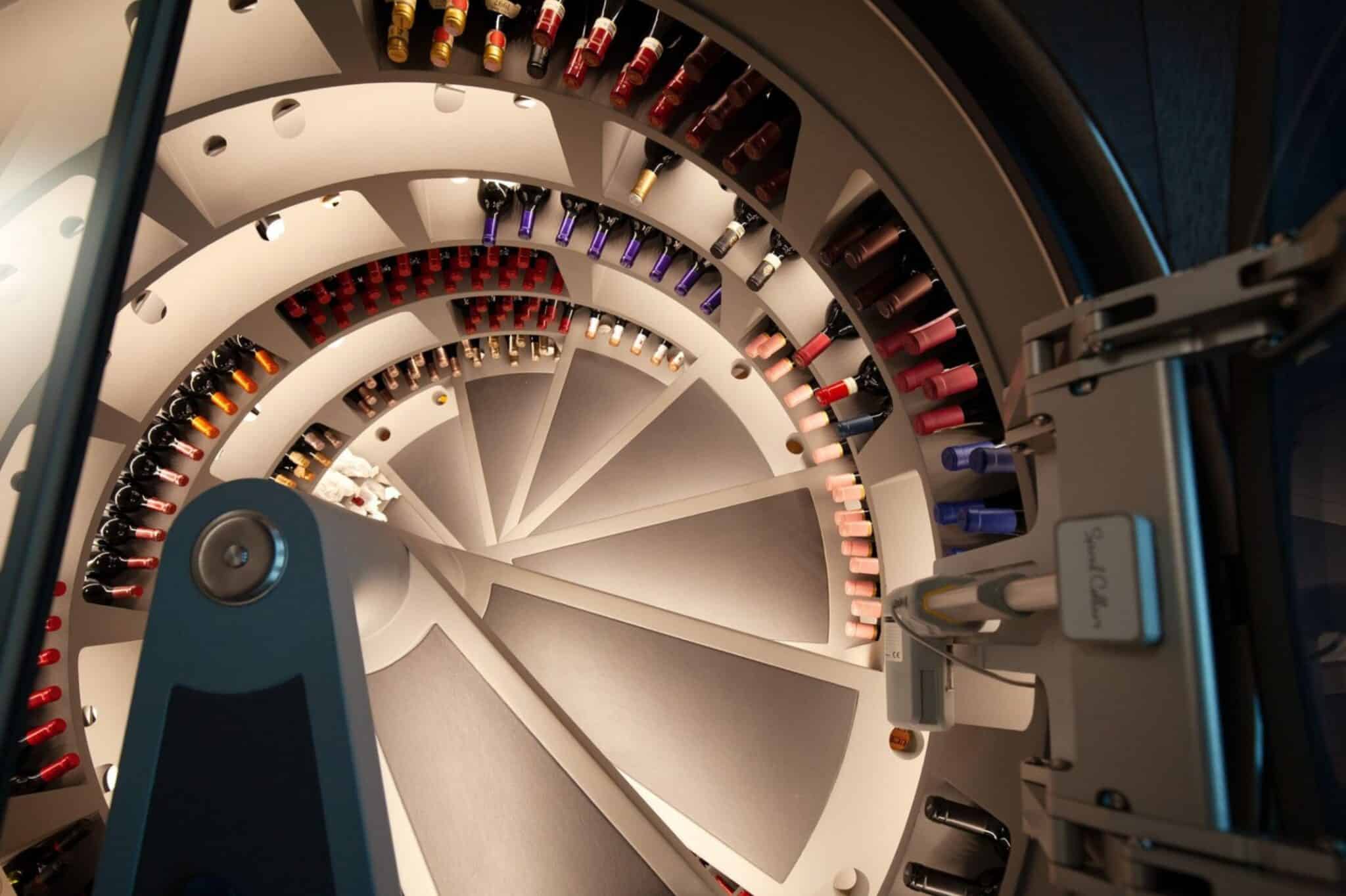 Luxury Spiral Wine Cellars For Underground Wine Storage