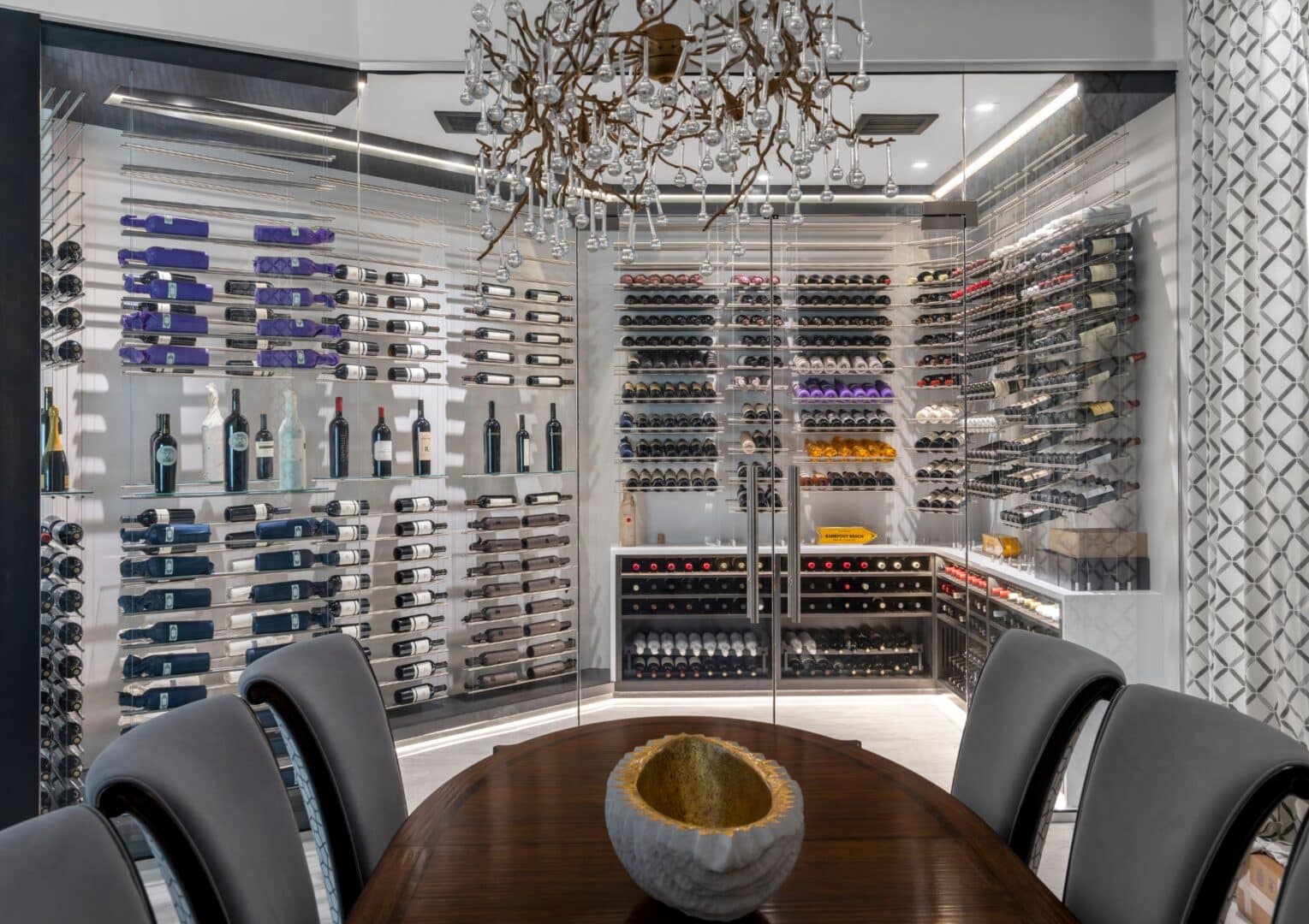 Custom Wine Rack Design And Installation In Miami - Genuwine Cellars