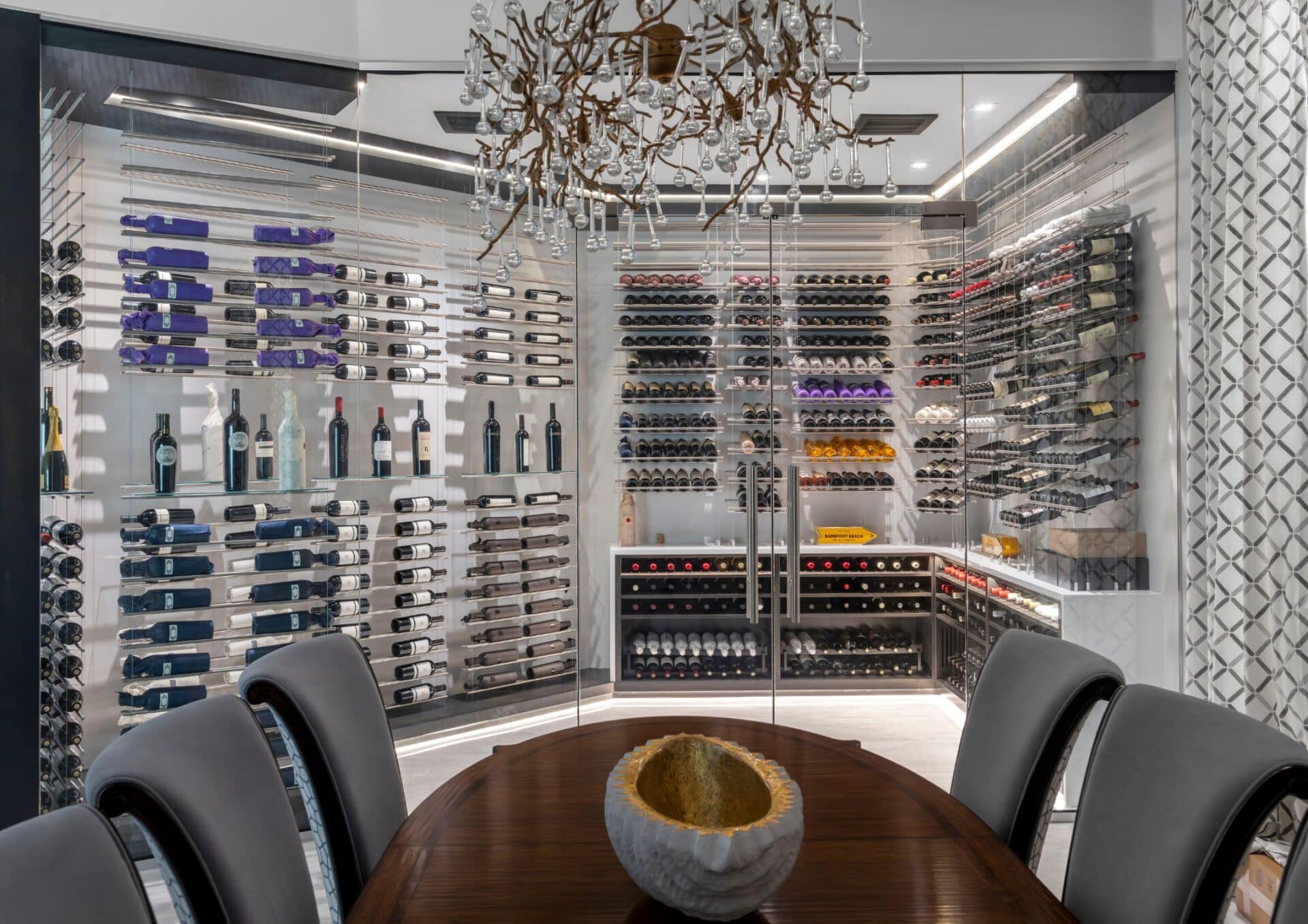 Custom Wine Rack Design And Installation In Miami - Genuwine Cellars