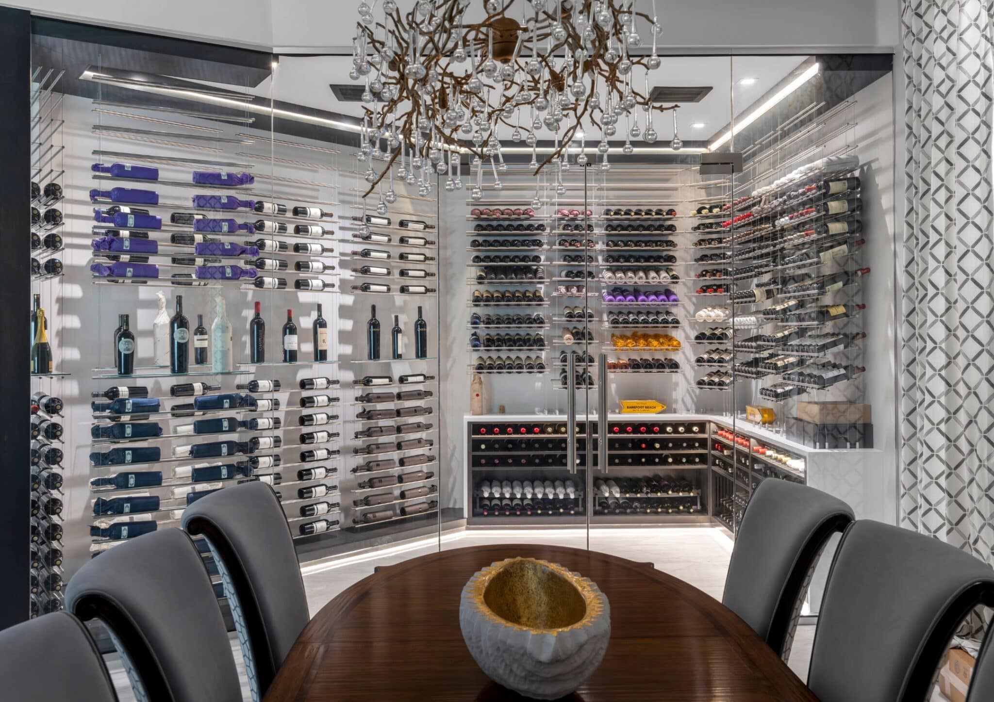 Custom Wine Rack Design And Installation In Miami - Genuwine Cellars