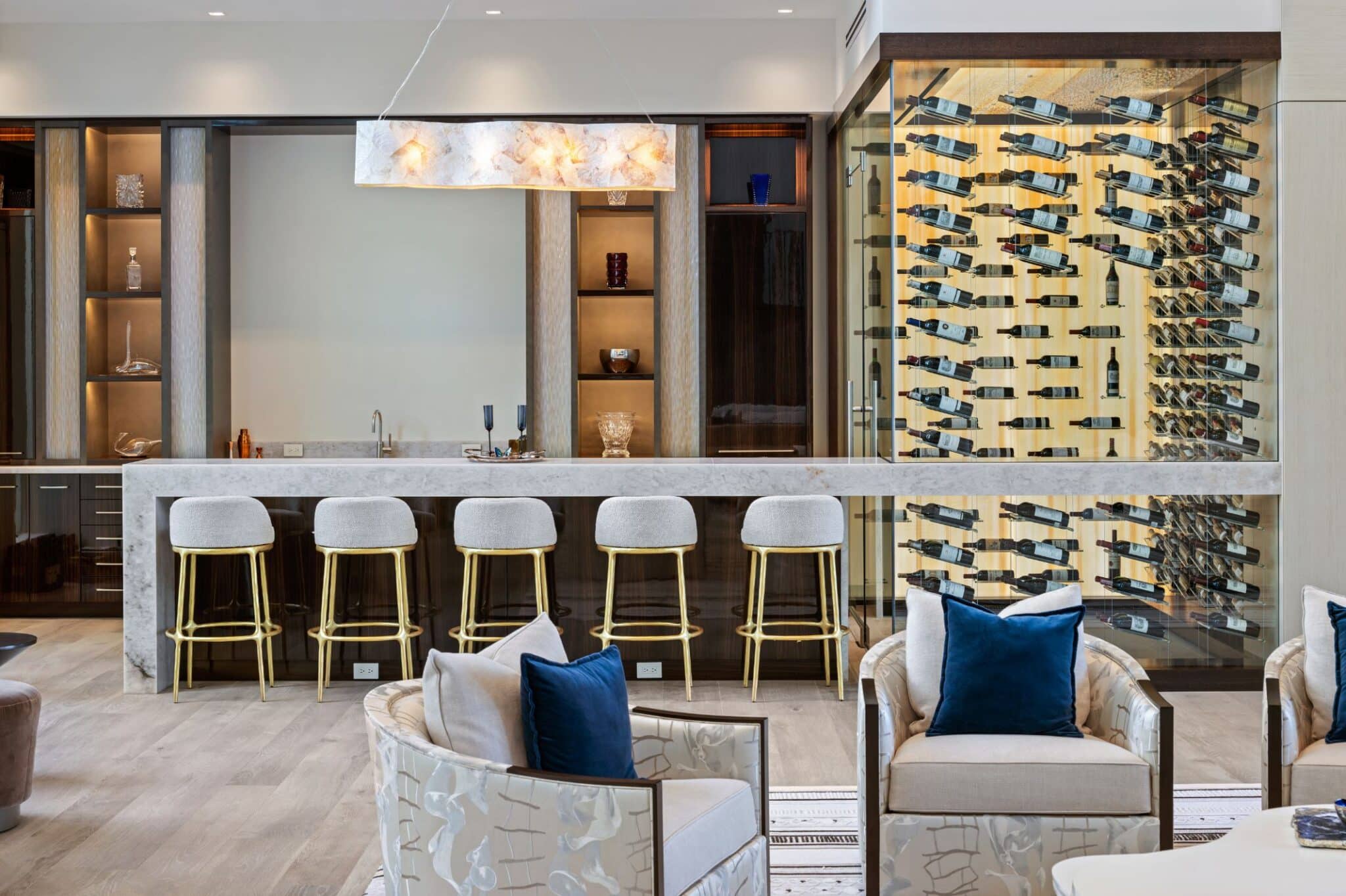 Image showcasing Boca Raton Residence: The Art of Wine Storage and Design